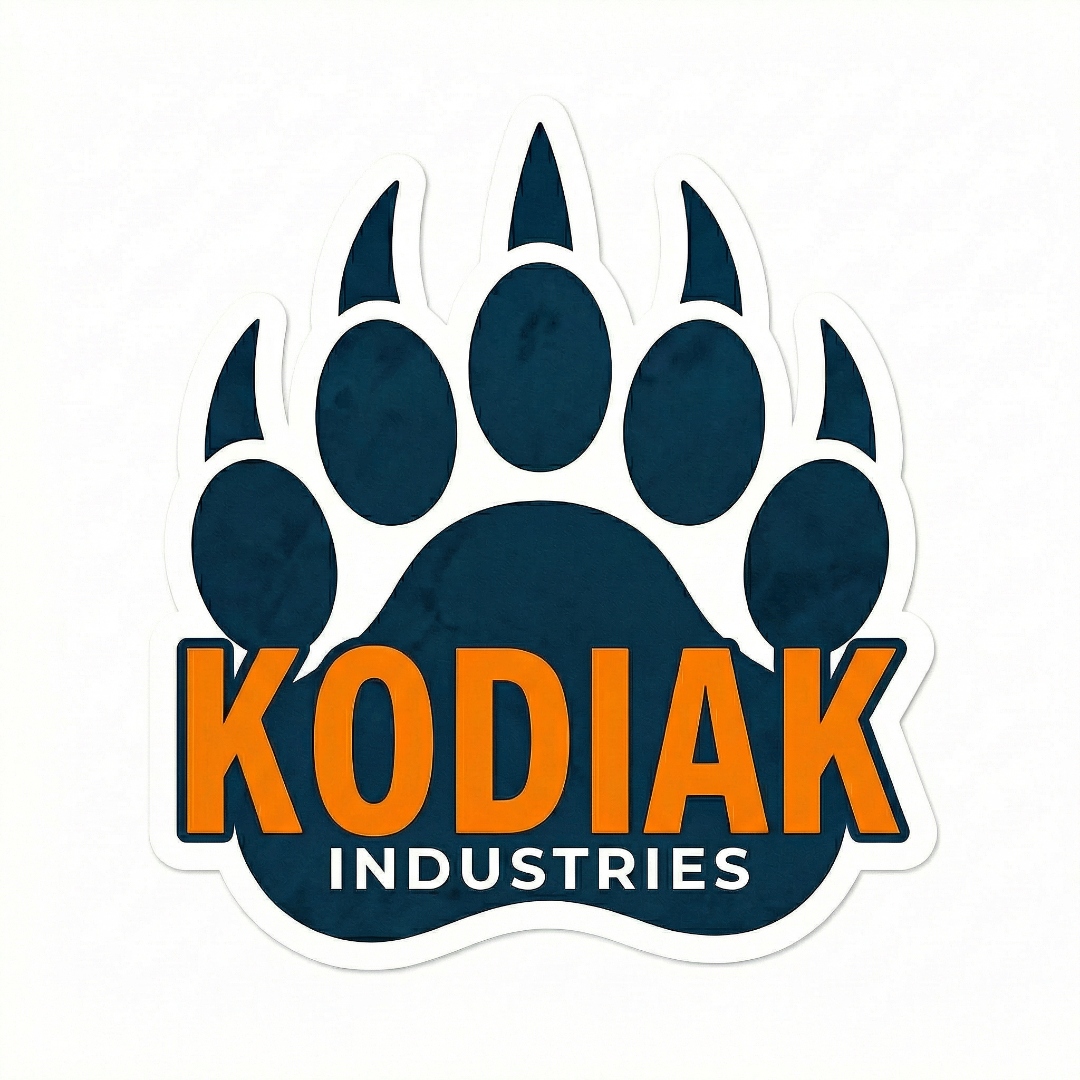 Kodiak Industries bear paw logo